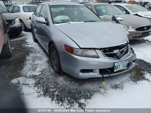 Auction sale of the 2004 Acura Tsx, vin: JH4CL96824C806169, lot number: 20147144