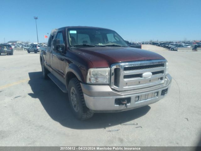 Auction sale of the 2006 Ford F250 Sd Lariat Crew Cab , vin: 1FTSW20P26EA82938, lot number: 20155612