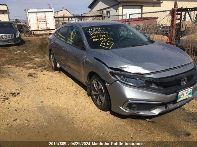 Auction sale of the 2021 Honda Civic Lx, vin: 2HGFC2F52MH010984, lot number: 20157869