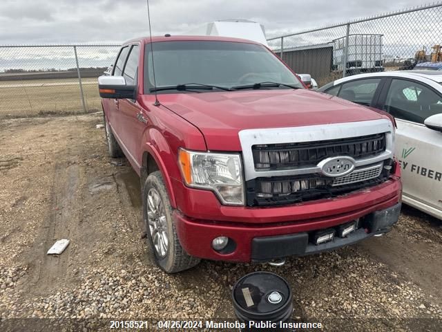 Auction sale of the 2011 Ford F150 Platinum Supercrew , vin: 1FTFW1EF4BFB49166, lot number: 20158521