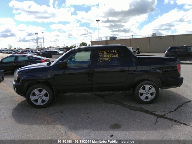 2009 Honda Ridgeline Rtl მანქანა იყიდება აუქციონზე, vin: 5FPYK16559B104205, აუქციონის ნომერი: 20162498