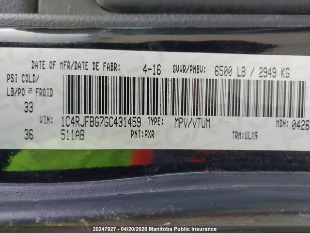 JEEP GRAND CHEROKEE LIMITED - 9