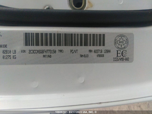 Chrysler 300C 2015 2C3CCASG6FH773150 Image 10