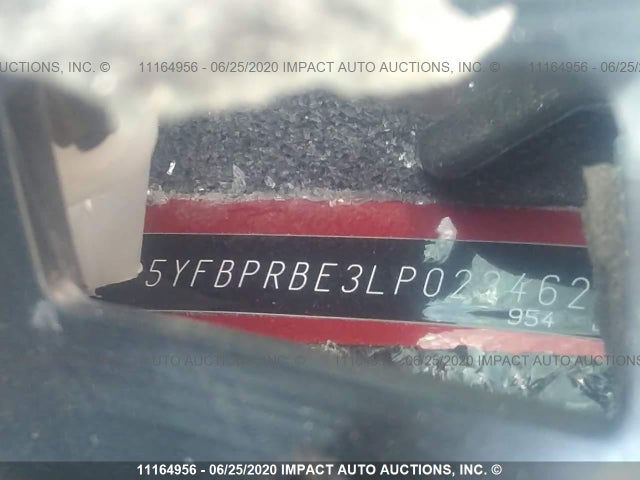 Toyota COROLLA LE 2020 5YFBPRBE3LP023462 Image 9