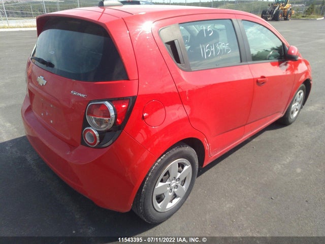Chevrolet SONIC LS 2015 1G1JA6SH2F4188005 Image 4