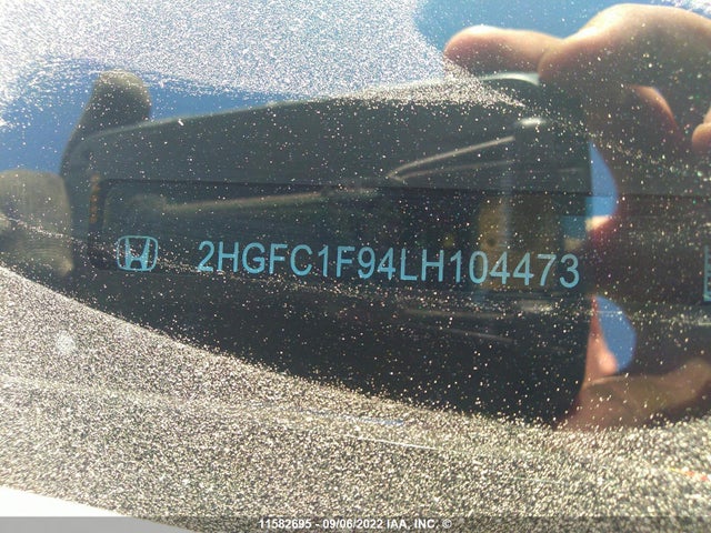 Honda Civic 2020 2HGFC1F94LH104473 Image 9