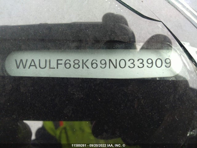 WAULF68K69N033909 Audi A4 2.0t Quattro