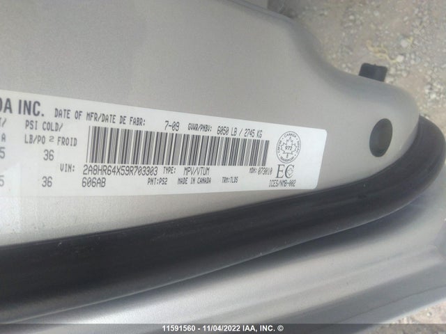 2A8HR64X59R703303 Chrysler Town & Country Limited