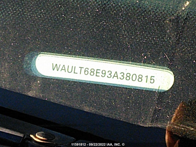 WAULT68E93A380815 Audi A4 3.0 Quattro