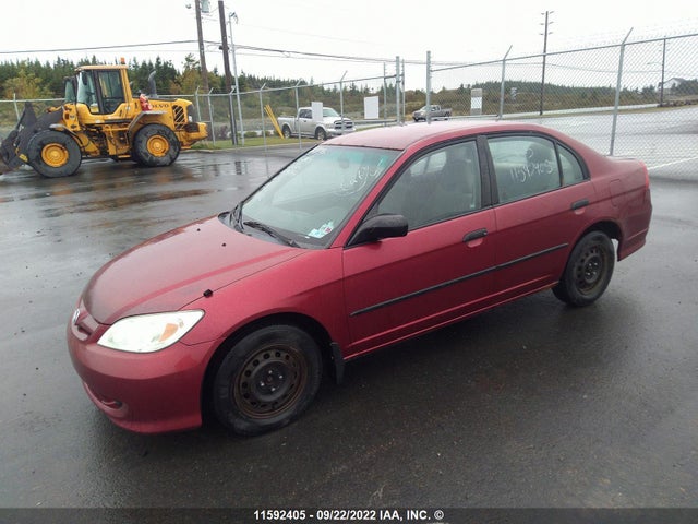Honda Civic Dx Vp 2005 2HGES15375H045594 Image 2