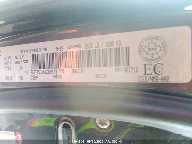 3C6TR5EJXJG320173 RAM 2500 Powerwagon