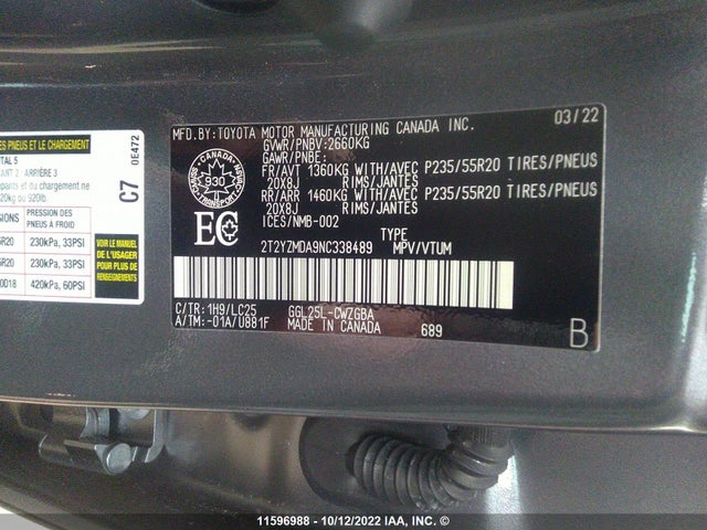 2T2YZMDA9NC338489 Lexus Rx 350 F-sport