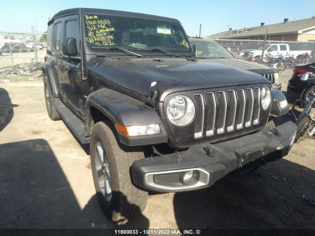 Auction sale of the 2021 Jeep Wrangler Unlimited Sahara, vin: 1C4HJXEG0MW812142, lot number: 11600033