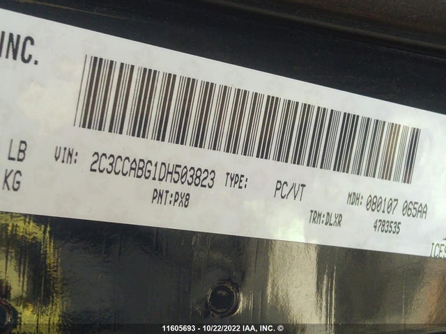 2C3CCABG1DH503823 Chrysler 300 S