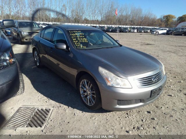 Auction sale of the 2007 Infiniti G35x, vin: JNKBV61F97M803195, lot number: 11609034