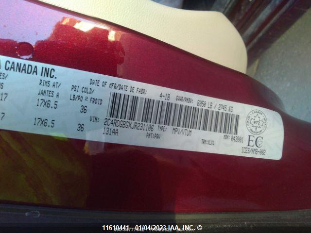 Dodge Grand Caravan Se 2018 2C4RDGBGXJR231106 Image 12