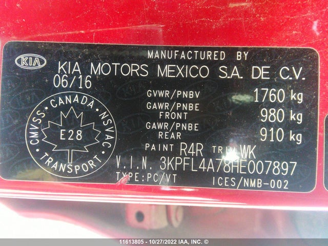 KIA Forte Lx/s 2017 3KPFL4A78HE007897 Image 10