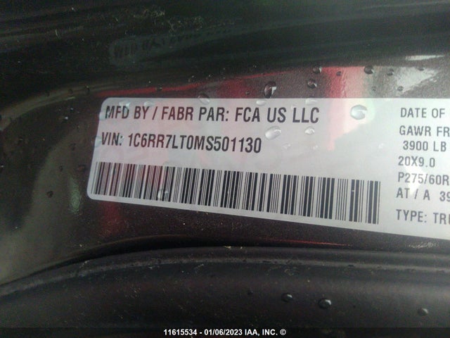 Dodge RAM 1500 2021 1C6RR7LT0MS501130 Image 10