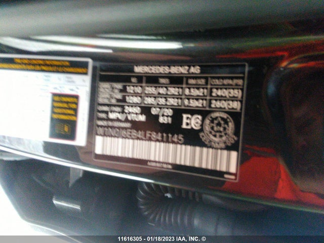 W1N0J6EB4LF841145 Mercedes-Benz Glc Coupe 43 4matic Amg