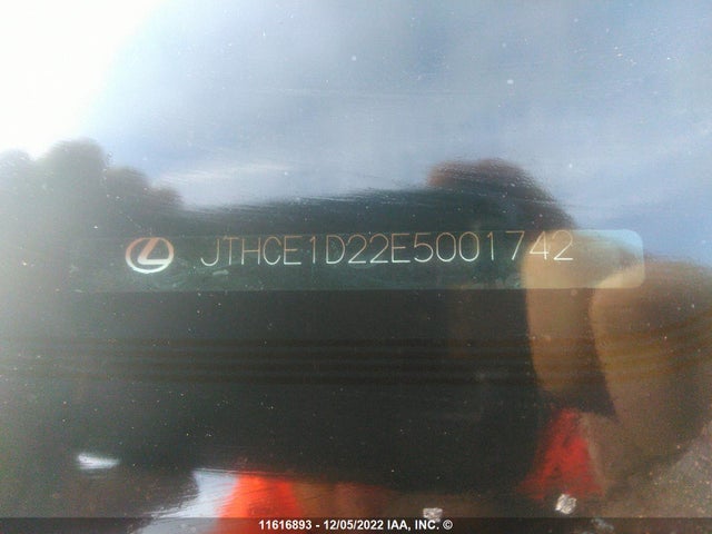 JTHCE1D22E5001742 Lexus IS 350