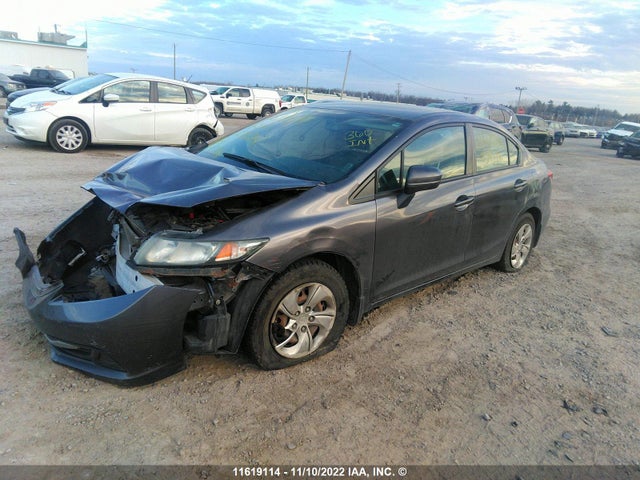 Honda Civic Lx 2014 2HGFB2F4XEH034302 Image 2