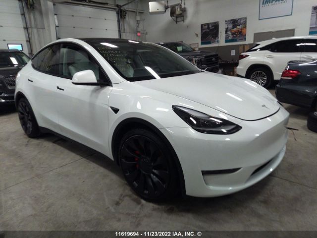 Продаж на аукціоні авто 2021 Tesla Model Y, vin: 5YJYGDEF7MF304386, номер лоту: 11619694