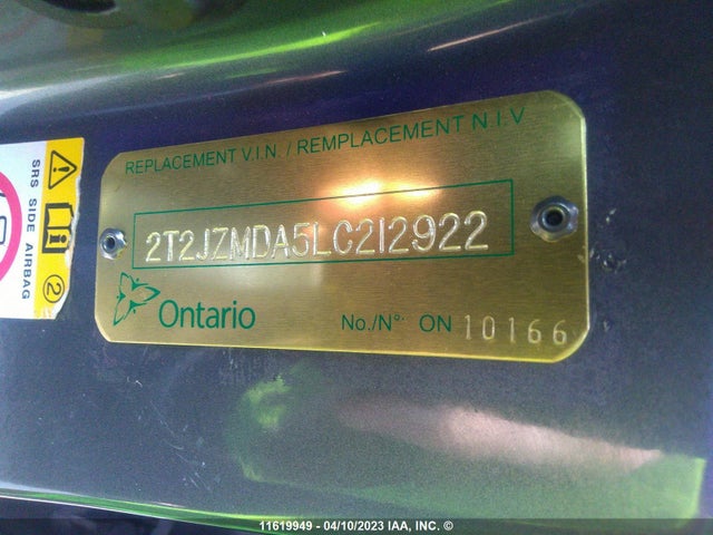 2T2JZMDA5LC212922 Lexus RX 350