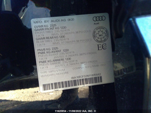WA1EECF32M1005642 Audi Q3 Premium Plus S Line 45
