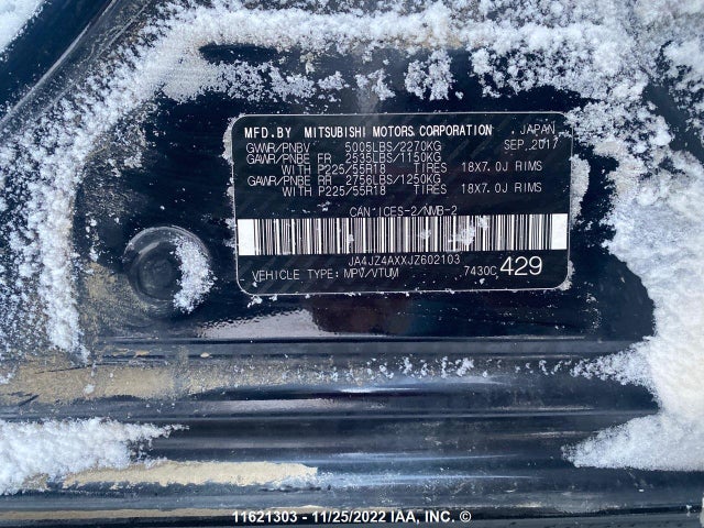 JA4JZ4AXXJZ602103 Mitsubishi OUTLANDER GT