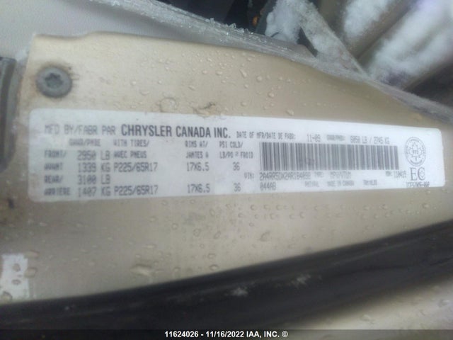 2A4RR5DX2AR184098 Chrysler Town & Country Touring
