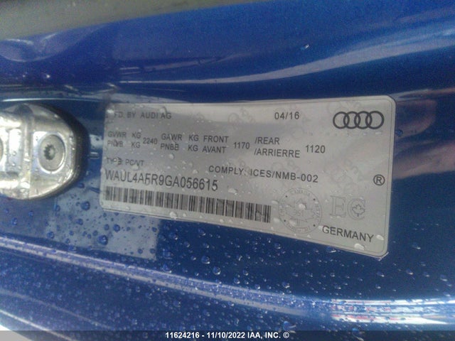 WAUL4AFR9GA056615 Audi S5 Technik