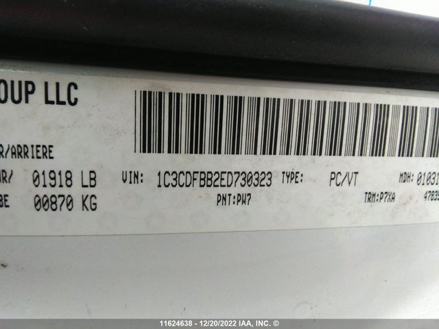Dodge DART SXT 2014 1C3CDFBB2ED730323 Image 10