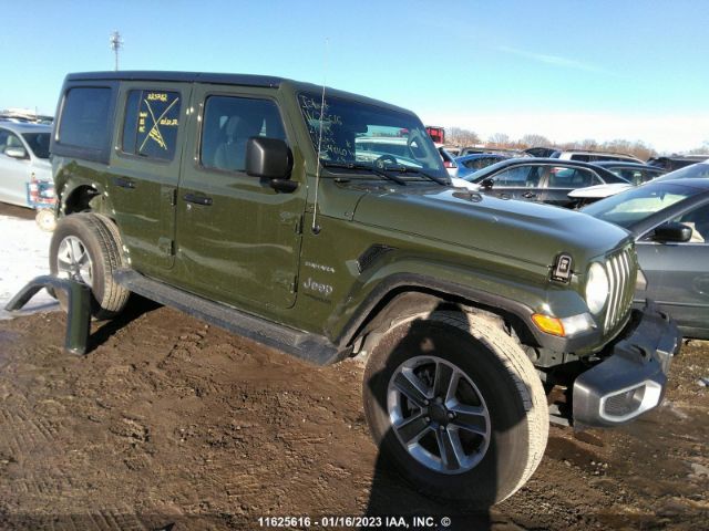 Auction sale of the 2021 Jeep Wrangler Unlimited Sahara, vin: 1C4HJXEN9MW548160, lot number: 11625616