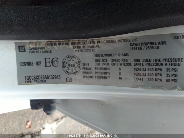 Chevrolet Colorado Lt 2010 1GCCSCDE8A8132943 Image 10