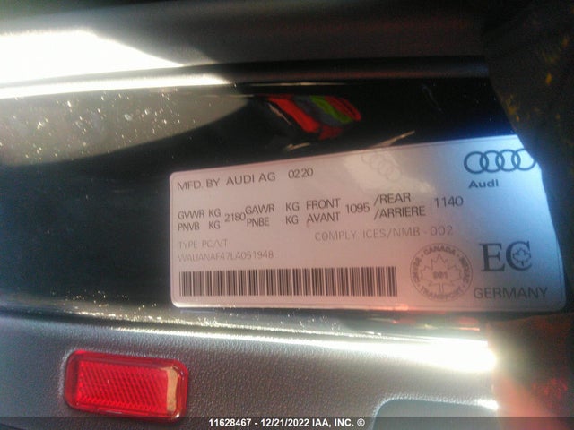 WAUANAF47LA051948 Audi A4 Komfort