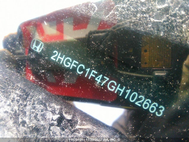 Honda CIVIC EX 2016 2HGFC1F47GH102663 Image 10