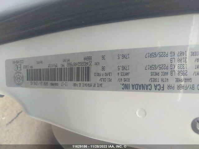 Dodge Grand Caravan 2017 2C4RDGBG6HR879682 Image 9
