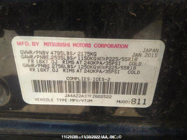 JA4AZ2A37FZ602522 Mitsubishi Outlander Es
