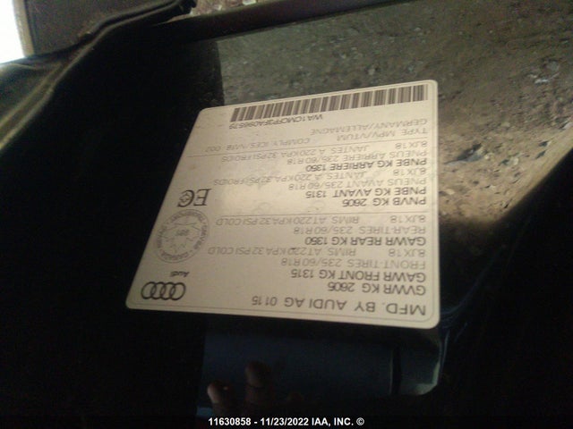 WA1CMCFP3FA096579 Audi Q5 Tdi/premium Plus