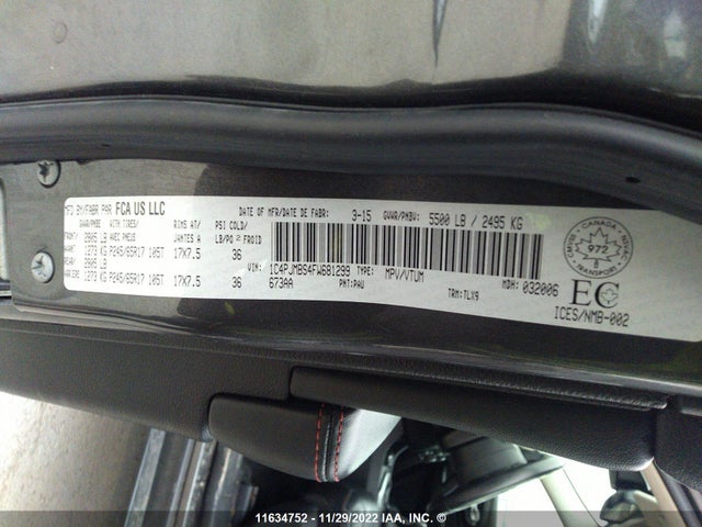 Jeep Cherokee Trailhawk 2015 1C4PJMBS4FW681299 Image 10