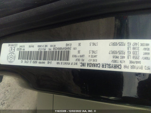 2A8HR54P08R842568 Chrysler Town & Country Touring
