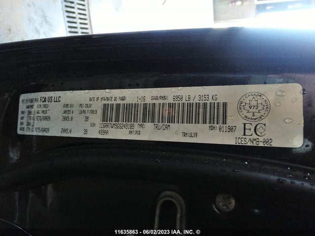 1C6RR7WM9GS249189 RAM 1500 Longhorn