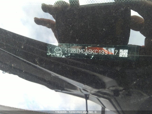 2T2BZMCA6KC199117 Lexus Rx 350 Base/350 F-sport