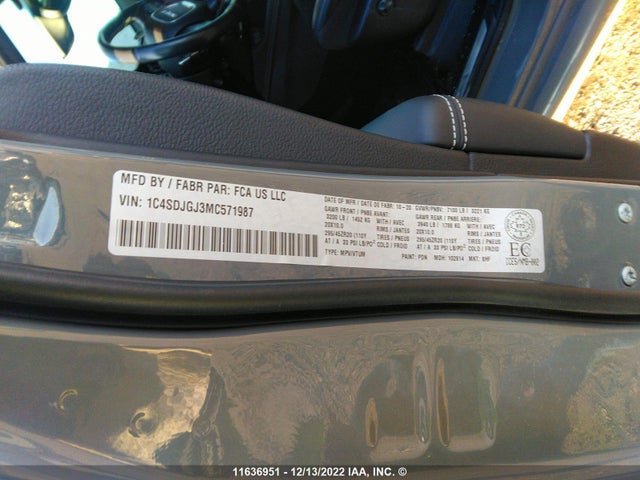 Dodge Durango Srt 392 2021 1C4SDJGJ3MC571987 Image 9