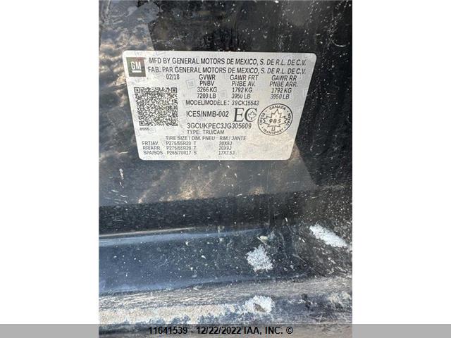 Chevrolet Silverado 1500 2018 3GCUKPEC3JG305609 Image 9