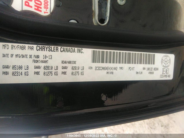 2C3CCAAG4EH141442 Chrysler 300 Touring