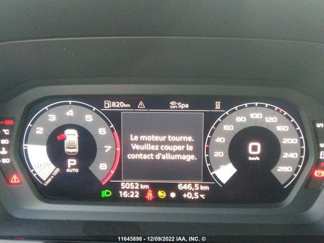 WAUGUCGY4NA018144 Audi A3 PREMIUM