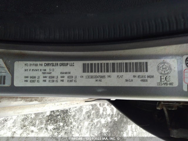 1C3CCBCG3DN758095 Chrysler 200 Limited