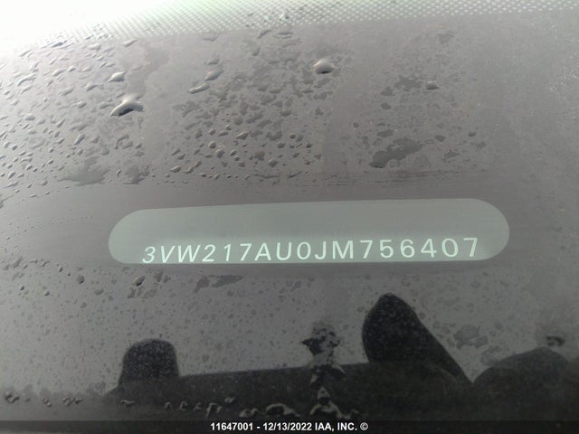 3VW217AU0JM756407 Volkswagen Golf S/wolfsburg/se/sel