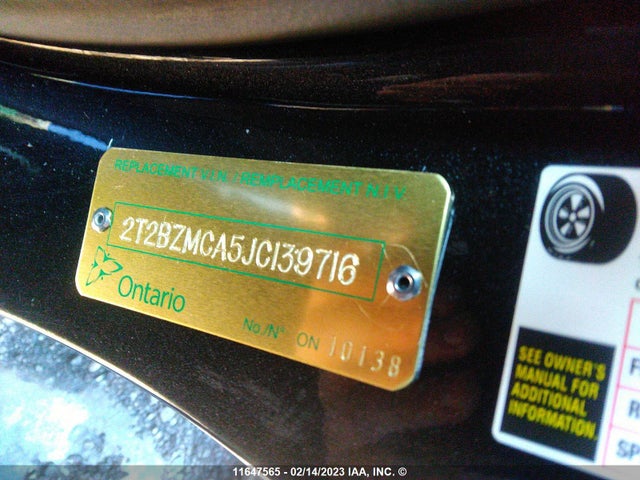 2T2BZMCA5JC139716 Lexus Rx 350/base/f Sport
